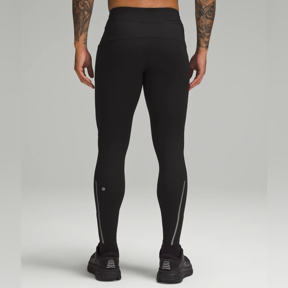 Lululemon Mens Black Running Tights - Picture 8 of 8